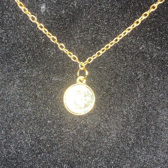 Necklace (G) Initial Charm - Picture 2 of 3